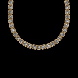 2.82 Ctw VS/SI1 Diamond 14K Yellow Gold Necklace (ALL DIAMOND ARE LAB GROWN