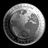 2020 Tokelau 1 oz Silver $5 Terra (Prooflike)
