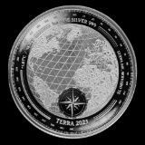 2021 Tokelau 1 oz Silver $5 Terra (Prooflike)