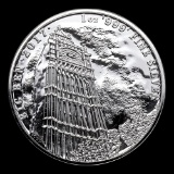 2017 Great Britain 1 oz Silver Landmarks of Britain (Big Ben)