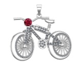 2.82 Ctw VS/SI1 Diamond 14k white Gold Pendant (ALL DIAMOND ARE LAB GROWN )