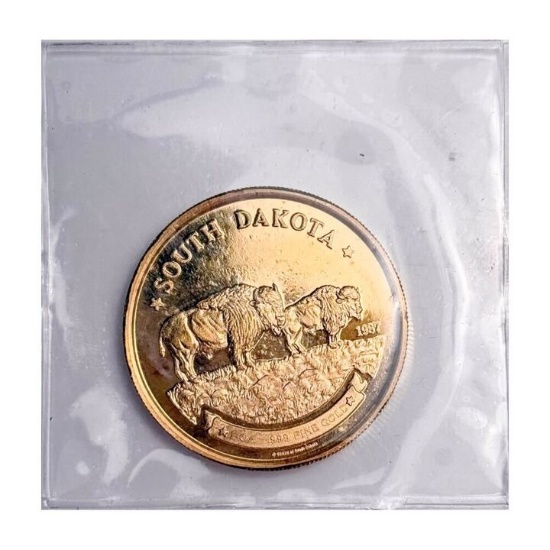 1989 1 oz. Gold South Dakota Commemorative