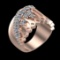 1.31 Ctw VS/SI1 Diamond 10k Rose Gold Engagement Ring (ALL DIAMOND ARE LAB