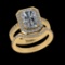 3.28 Ctw VS/SI1 Diamond 10k Yellow Gold Engagement Ring (ALL DIAMOND ARE LA