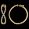2.22 Ctw VS/SI1 Diamond 14K Yellow Gold Hoop Earrings (ALL DIAMOND ARE LAB