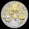 2024 Australia 1 oz Silver Lunar Dragon (Gilded, w/Box & COA)