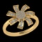0.22 Ctw VS/SI1 Diamond Prong Set 10k Yellow Gold Engagement Ring ( (ALL DI