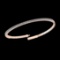 0.90 Ctw VS/SI1 Diamond 14K Rose Gold Half Bangle (ALL DIAMOND ARE LAB GROW