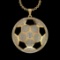 3.75 Ctw VS/SI1 Diamond 14 K Yellow Gold Necklace(ALL DIAMOND ARE LAB GROWN