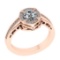 1.02 Ctw VS.SI1 (ALL DIAMOND ARE LAB GROWN ) Diamond 14k Rose Gold Engageme
