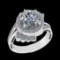 2.67 Ctw VS/SI1 (ALL DIAMOND ARE LAB GROWN ) Diamond 10k white Gold Engagem