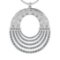 1.00 Ctw VS/SI1 Diamond Prong Set 14k white Gold Pandant (ALL DIAMOND ARE L