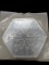 10oz Hexagon Silver Snowflake