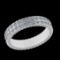 2.27 Ctw VS/SI1 Diamond Prong Set 10K White Gold Eternity Band Ring (ALL DI