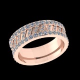 2.10 Ctw VS/SI1 Diamond Prong Set 10k Rose Gold Engagement Ring (ALL DIAMON