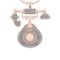 11.99 Ctw VS/SI1 Diamond 14K Rose Gold Hip Hop theme Pendant Necklace