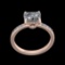 1.53 Ctw VS/SI1 Diamond 10K Rose Gold Engagement Ring
