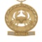 0.08 Ctw VS/SI1 Diamond 14K Yellow Gold Cancer zodiac sign theme Necklace (
