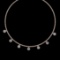 1.05 Ctw VS/SI1 Diamond 14K Rose Gold Yard Necklace (ALL DIAMOND ARE LAB GR