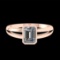 1.00 Ctw VS/SI1 Diamond Prong Set 10K Rose Gold Solitaire Ring (ALL DIAMOND