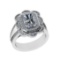 2.30 Ctw VS/SI1 Diamond 14K White Gold Engagement Ring (ALL DIAMOND ARE LAB