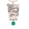 6.40 Ctw VS/SI1 Emerald and Diamond Prong Set 14K Rose Gold Pendant (ALL DI