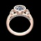 2.61 Ctw VS/SI1 Diamond 10k Rose Gold Engagement Ring (ALL DIAMOND ARE LAB