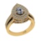 1.88 Ctw VS/SI1 Diamond 14K Yellow Gold Engagement Ring