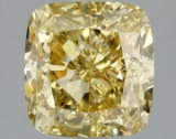 2.97 ctw. VS2 IGI Certified Cushion Q Cut Loose Diamond (LAB GROWN)