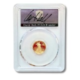 Certified Proof American $5 Gold Eagle 2022-W $5 PR70DCAM PCGS David Hall S