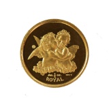 Gibraltar 5th Ounce Gold Royal Cherub 1998