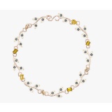 3.75 Ctw VS/SI1 Fancy Natural Yellow Brown and white Diamond 14K Rose Gold