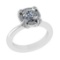 1.37 Ctw VS/SI1 Diamond 14k white Gold Engagement Ring (ALL DIAMOND ARE LAB