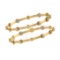 6.96 Ctw VS/SI1 Fancy Natural Yellow Brown and white Diamond 14K Yellow Gol