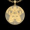 2.22 Ctw VS/SI1 Diamond 10K Yellow Gold Sodiac Sign theme Pendant (ALL DIAM