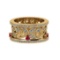 1.79 Ctw VS/SI1 Ruby and Diamond 14k Yellow Gold Engagement Ring (ALL DIAMO