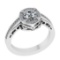 1.02 Ctw VS.SI1 (ALL DIAMOND ARE LAB GROWN ) Diamond 14k white Gold Engagem