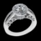 2.31 Ctw VS/SI1 (ALL DIAMOND ARE LAB GROWN ) Diamond 10k white Gold Engagem