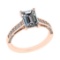 2.29 Ctw VS/SI1 Diamond 14k Rose Gold Engagement Ring (ALL DIAMOND ARE LAB