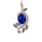 49.08 Ctw SI1/SI2 Tanzanite and Diamond 14k Rose Gold Pandant (ALL DIAMOND
