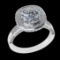 2.59 Ctw VS/SI1 Diamond 14 K White Gold Engagement Ring (ALL DIAMOND ARE LA