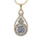 5.47 Ctw VS/SI1 Diamond 14K Yellow Gold Pendant Necklace (ALL DIAMOND ARE L