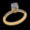 1.25 Ctw VS/SI1 Diamond 10k Yellow Gold Engagement Ring (ALL DIAMOND ARE LA