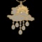3.35 Ctw VS/SI1 Diamond 18K Yellow Gold Necklace (ALL DIAMOND ARE LAB GROWN