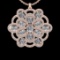 4.28 Ctw VS/SI1 Diamond 18K Rose Gold Necklace (ALL DIAMOND ARE LAB GROWN )