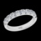 0.99 Ctw VS/SI1 Diamond 10k White Gold Eternity Band Ring (ALL DIAMOND ARE