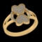 0.28 Ctw VS/SI1 Diamond Prong Set 10k Yellow Gold Engagement Ring ( (ALL DI
