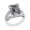 3.25 Ctw VS/SI1 Diamond 14k white Gold Engagement Ring (ALL DIAMOND ARE LAB