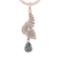 2.52 Ctw SI2/SI1 Diamond 14K Rose Gold Pendant (ALL DIAMOND ARE LAB GROWN)