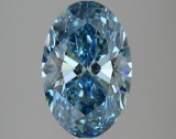 3.01 ctw. VS1 IGI Certified Oval Cut Loose Diamond (LAB GROWN)